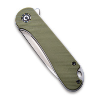 Купить Складной нож CIVIVI Elementum D2 Steel Satin Finished Handle G10 Green арт. C907E